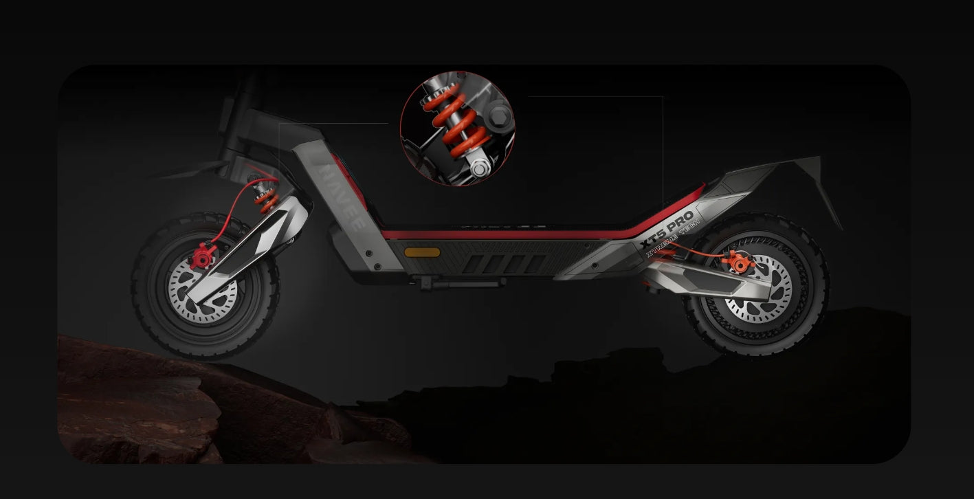 Patented Suspension with a Double-Damping Arm