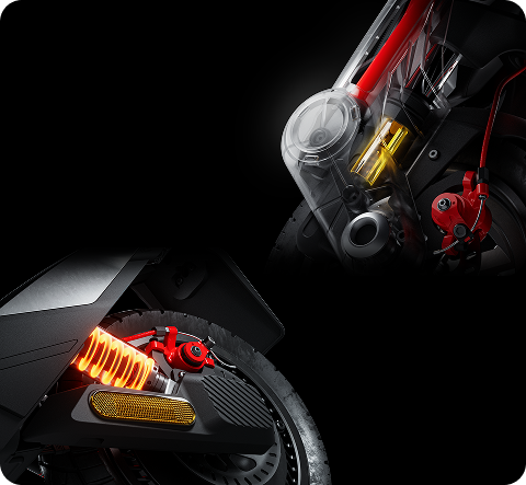 Front & Rear HydraulicSuspension