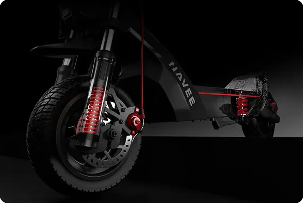 Front and Rear Double Wishbone Suspension